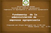 2. fundamento  presentacion de eligio berrugate y hermes santos administracion de empresa agropecuarias