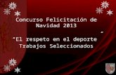 Concurso Felicitación 2013 - Loiola Indautxu Fútbol