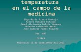 El calor y la temperatura en el campo de la medicina