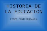 Historia de la educación