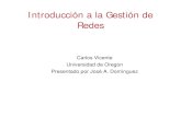 Intro gestion redes