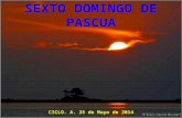 DOMINGO VI DE PASCUA. CICLO A. DIA 25 DE MAYO DEL 2014