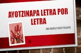 Ayotzinapa Letra por Letra