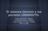 Sistema génesis y los portales uniminuto