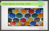 Premios: IV Concurso de fotografía  "Matemáticas a la vista" 2015