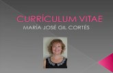 CV Trabajo de María José Gil