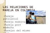Las relaciones de pareja en colombia