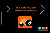 Plan de acción ante las deudas