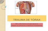 Trauma Torax Dr Membreño