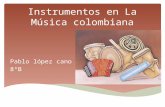 Instrumentos en la música colombiana