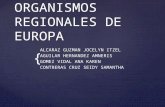 Organismos regionales de europa