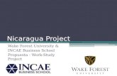 Nicaragua Work-Study Project WFU&INCAE