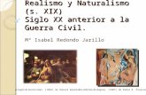 Siglo xix realismo y naturalismo. siglo xx. modernismo, gen. 98, vanguardias, gen. 27. teatro anterior a 1936.