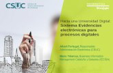 Hacia una universidad digital: Sistema de evidencias electrónicas para procesos digitales