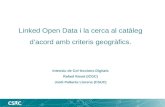Linked Open Data i la cerca al catàleg d’acord amb criteris geogràfics