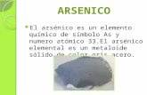 Arsenico (causa, efectos, contaminación ambiental, vías de ingreso al organismo, medidas de mitigacion,)