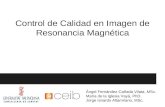 Control de calidad en imagen de resonancia magnética