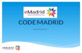 V Jornadas eMadrid sobre “Educación Digital”. Javier Jiménez Leube, Comunidad de Madrid: El proyecto Code Madrid