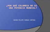 Por qué colombia no es una potencia