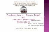 Marco legal sistema educativo