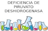 Deficiencia de piruvato deshidrogenasa