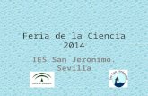 Feria de la ciencia 2014. IES San Jerónimo de Sevilla