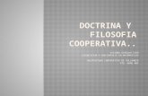 Doctrina y  filosofia cooperativa