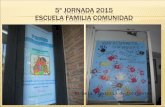 Jornada Escuela Familia Comunidad. Esc. Pcia de Corrientes. 2015