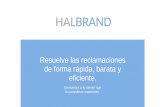 Presentación Halbrand. La primera plataforma especializada en reclamaciones