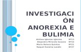 Anorexia e bulimia investigación sondaxe