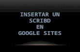 Insertar un Scrbid en Google Sites