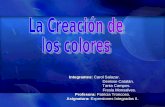 La Creación de los Colores