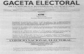 Gaceta Electoral N°758