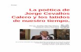 La poética de Jorge Cevallos Calero y los latidos de nuestro tiempo