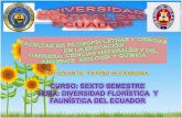 Diversidad Faunìstica y Florìstica del Ecuador por Tufiño Alexandra
