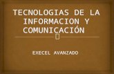 Tecnologias de la informacion y comunicación