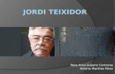 Vida i obra de Jordi Teixidor