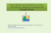 Utilizar docs colaborativos con Drive