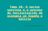 Tema 10 España unha economía de servizos. Xeografía 2º BACH: