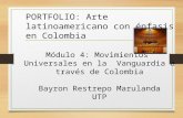 Modulo 4MOVIMIENTOS UNIVERSALES EN LA VANGUARDIA A TRAVÉS DE COLOMBIA