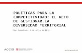 #CompetitividadCAPV Presentación de Jordi Troté Acció Cataluña