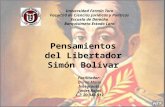 Pensamientos de Bolivar