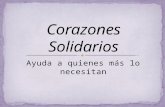 Power point Corazones solidarios