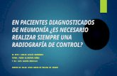Sesión clínica: radiografía de control en neumonía adquirida en la comunidad
