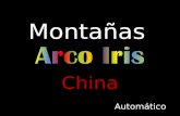 Montañas Arco Iris en China