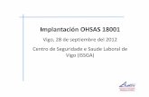 Implantación ohsas 18001