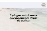 5 playas mexicanas que no puedes dejar de visitar