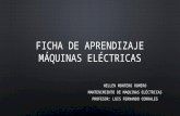 Ficha maquinas eléctricas