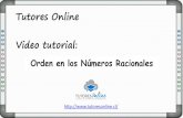 Orden en los números racionales - Clases de matemáticas - Tus Matemáticas Online