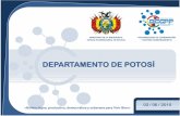 Datos del Gobierno sobre inversión en Potosí